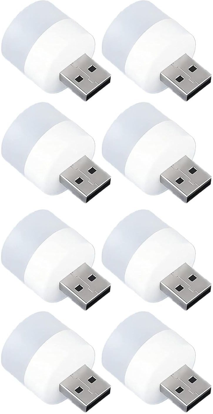 shreejee USB plug & Play Energy efficient LED light /Emergency light X8.198 (Pack of 8) LED Lantern-picture-5