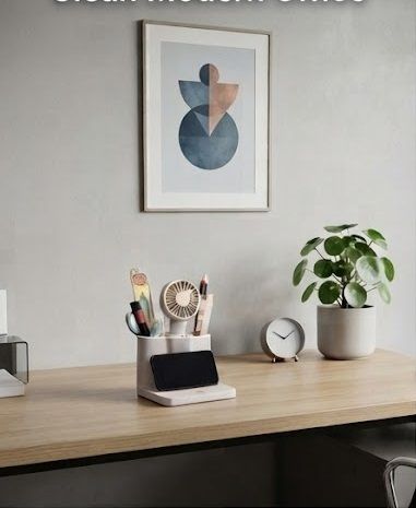 Touch Control LED Study Lamp with Pen Holder Study Lamp-image-45