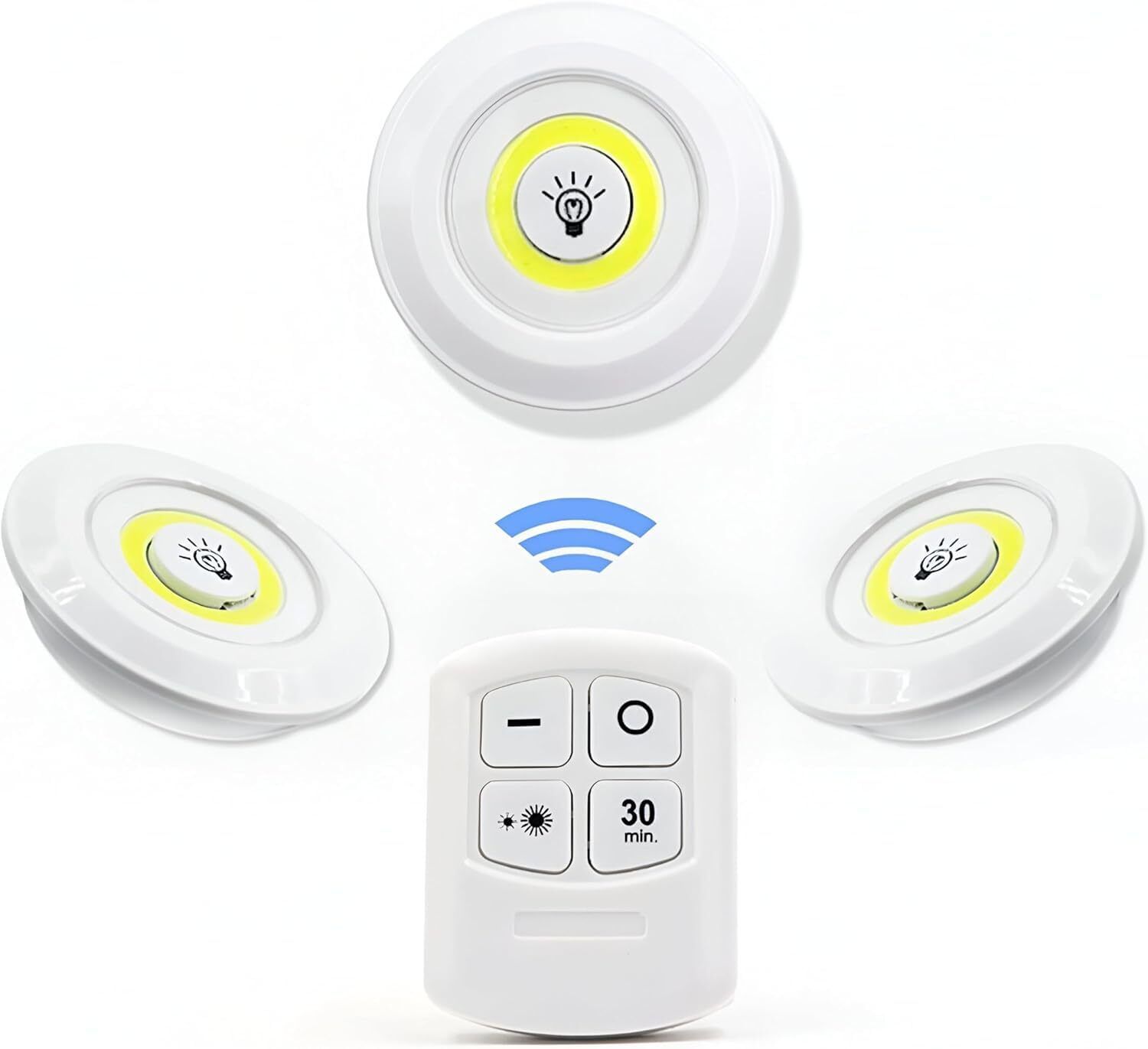 WunderVoX COB Under Cabinet Light with Adjustable Brightness & Timer Ceiling Lamp-image-21