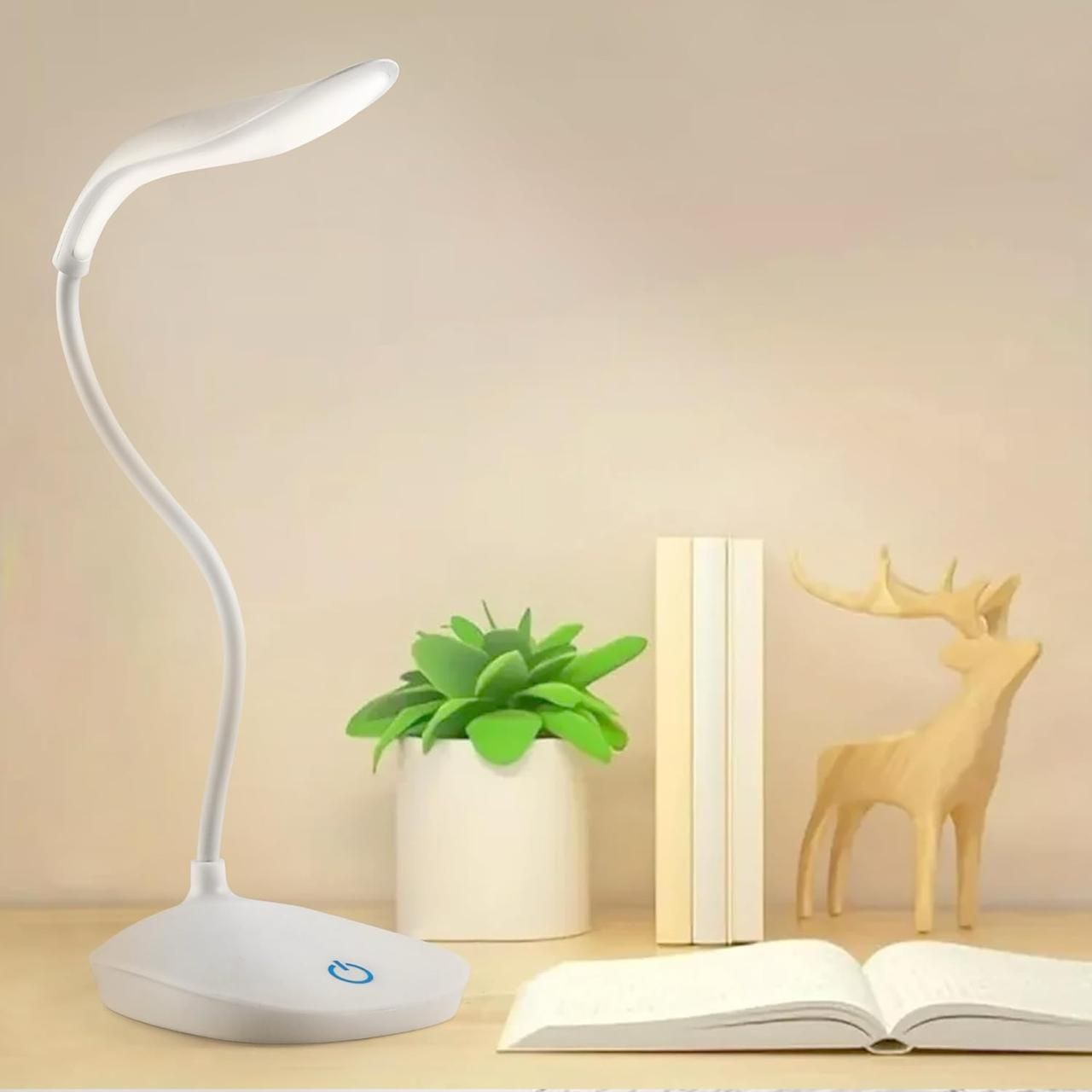 3-in-1 Rechargeable LED Table Lamp/ 3 Stage Dimming/ Night Lamp/ Study Lamp