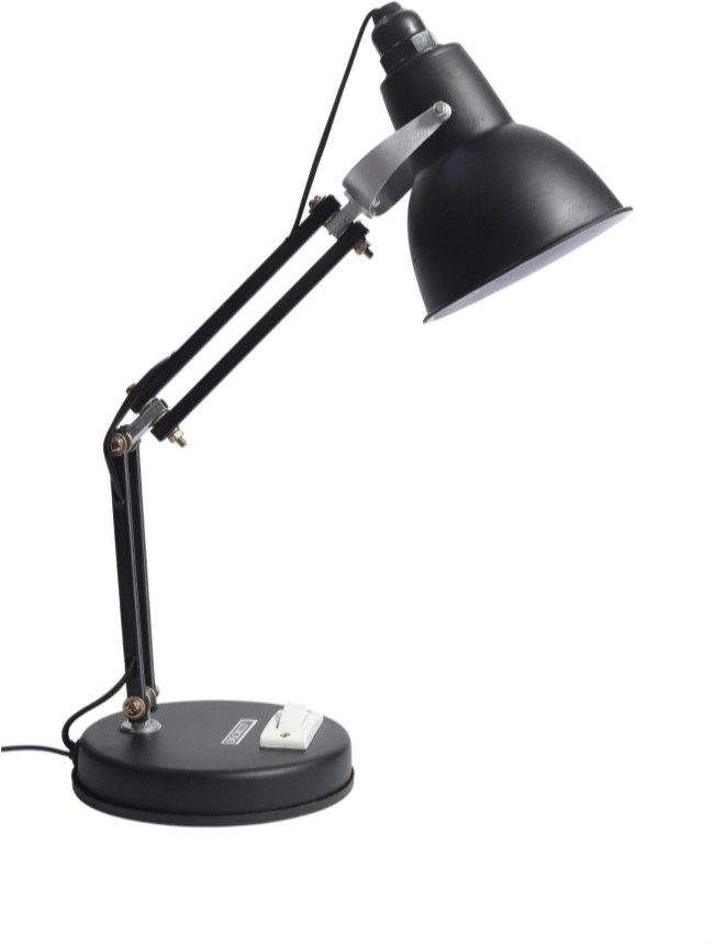getrex Study Lamp for Students with Metal Body (Tairy Round) (Red) Study Lamp Table Lamp image 1