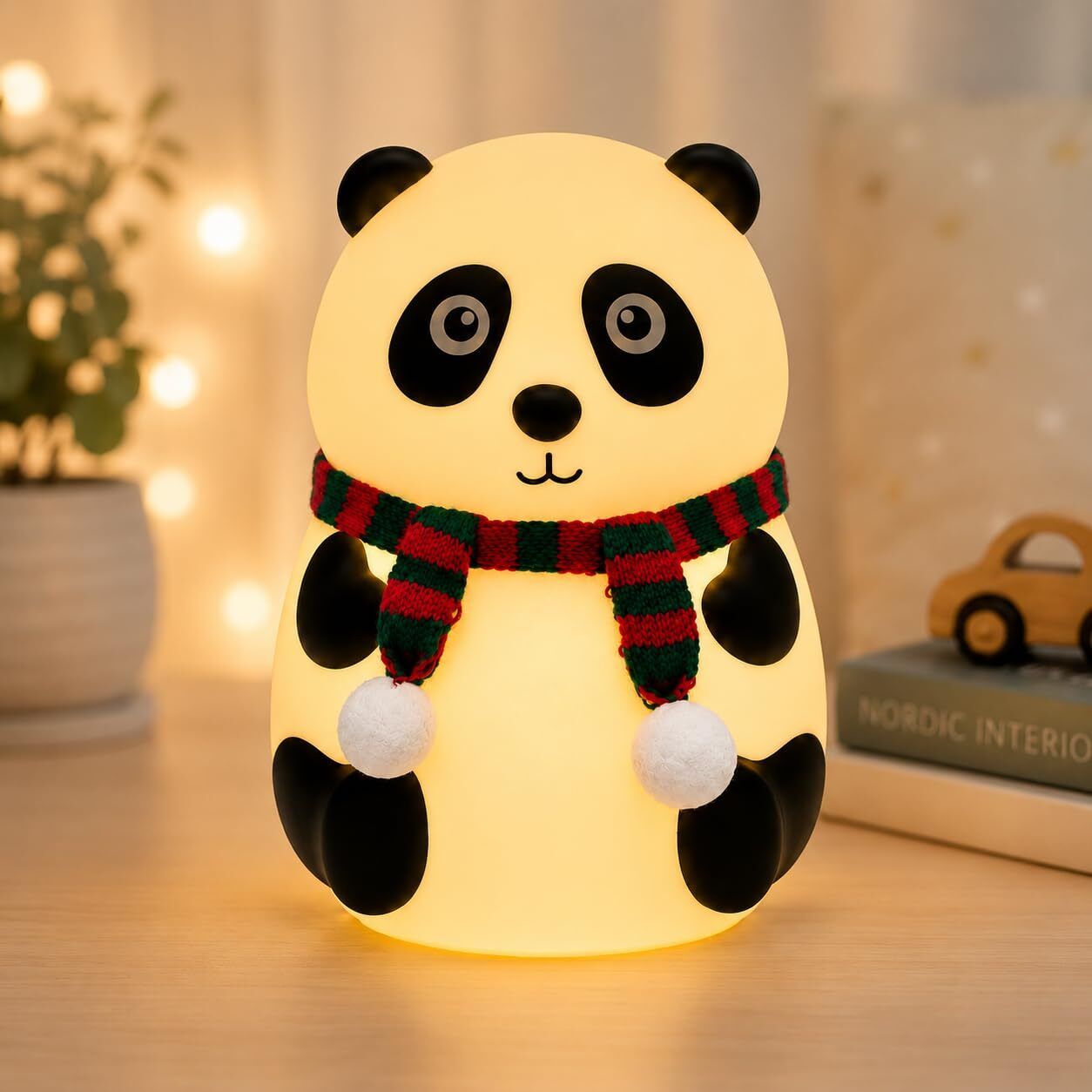 Panda Silicone Night Light Night Lamp-image-2