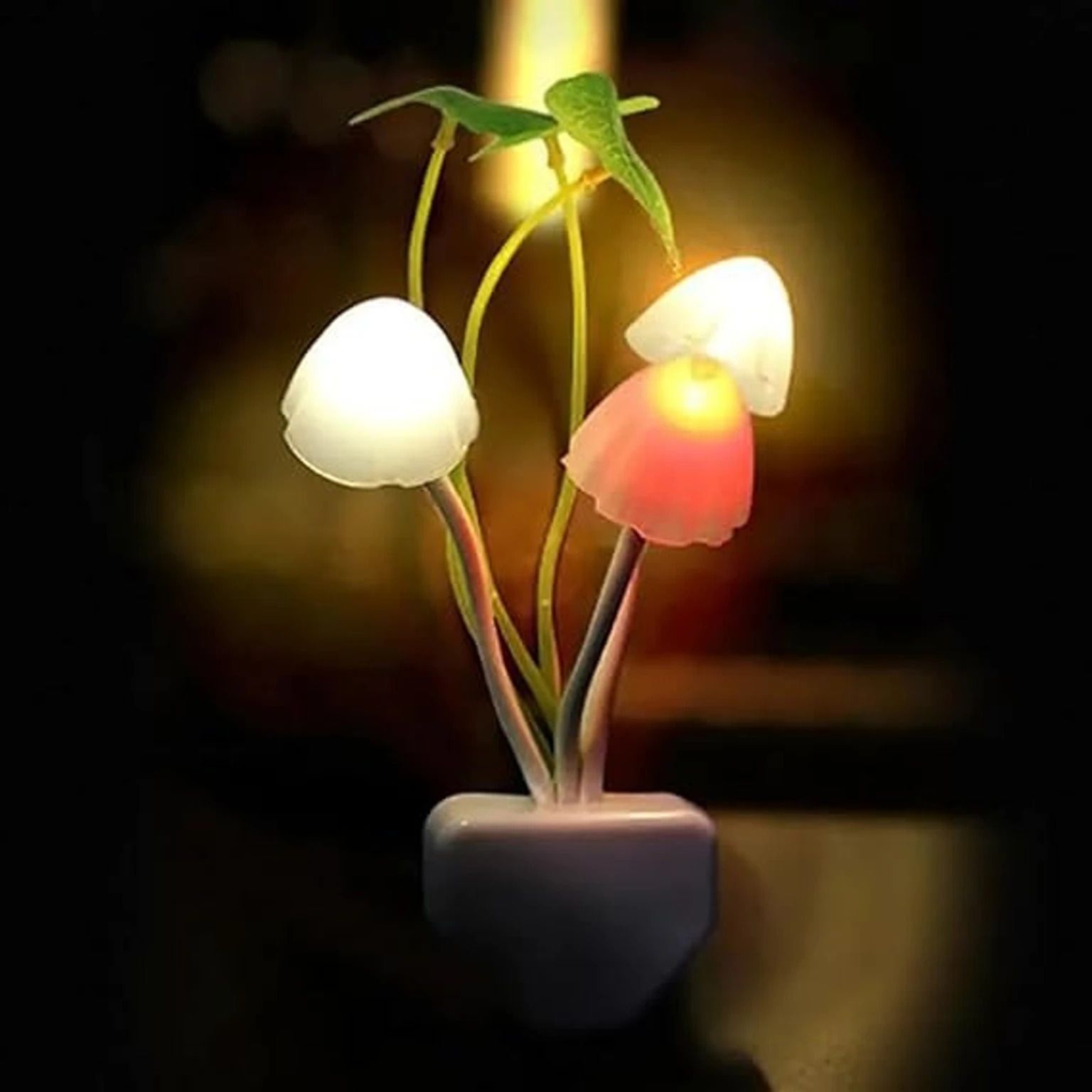 Sensor Led Mushroom Night Light Mushroom Lamp Plug-in LED Lamp Night Lamp-image-45