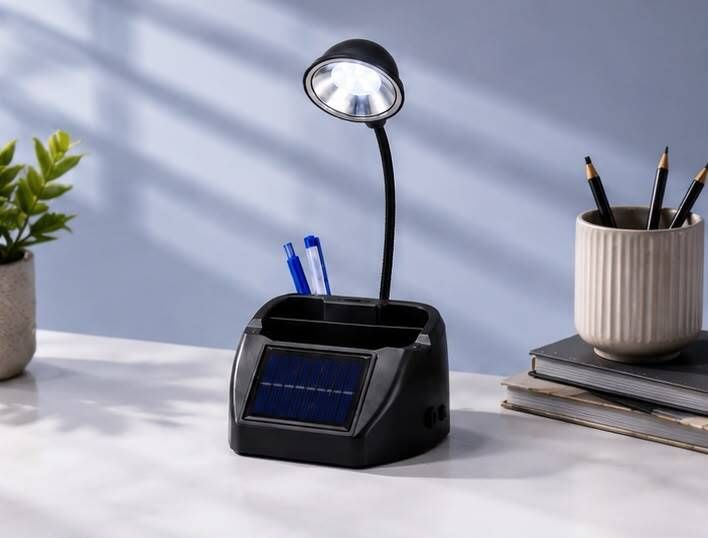 zekly SunCharge Pro Solar Rechargeable LED Study Lamp with Mobile & Pen Holder | Study Lamp-picture-35