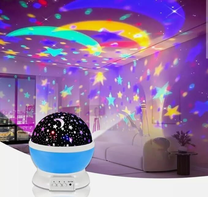 Romantic Sky Star Master Night Light Projector Children Kids Baby Sleep Lighting Table Lamp-image-17