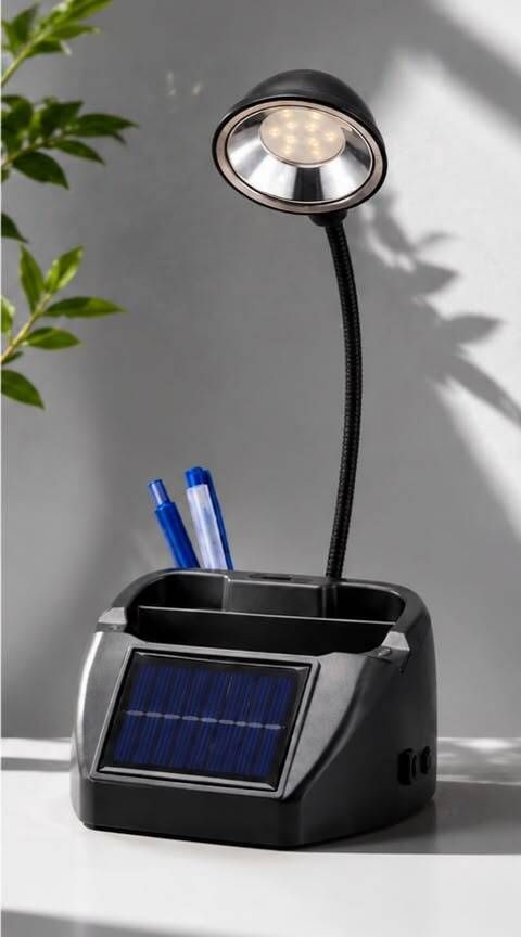 zekly SunCharge Pro Solar Rechargeable LED Study Lamp with Mobile & Pen Holder | Study Lamp-picture-24