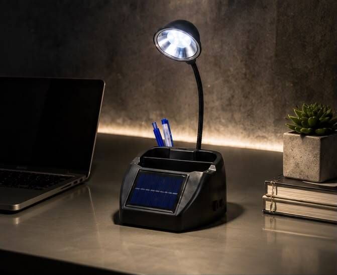 zekly SunCharge Pro Solar Rechargeable LED Study Lamp with Mobile & Pen Holder | Study Lamp-picture-47