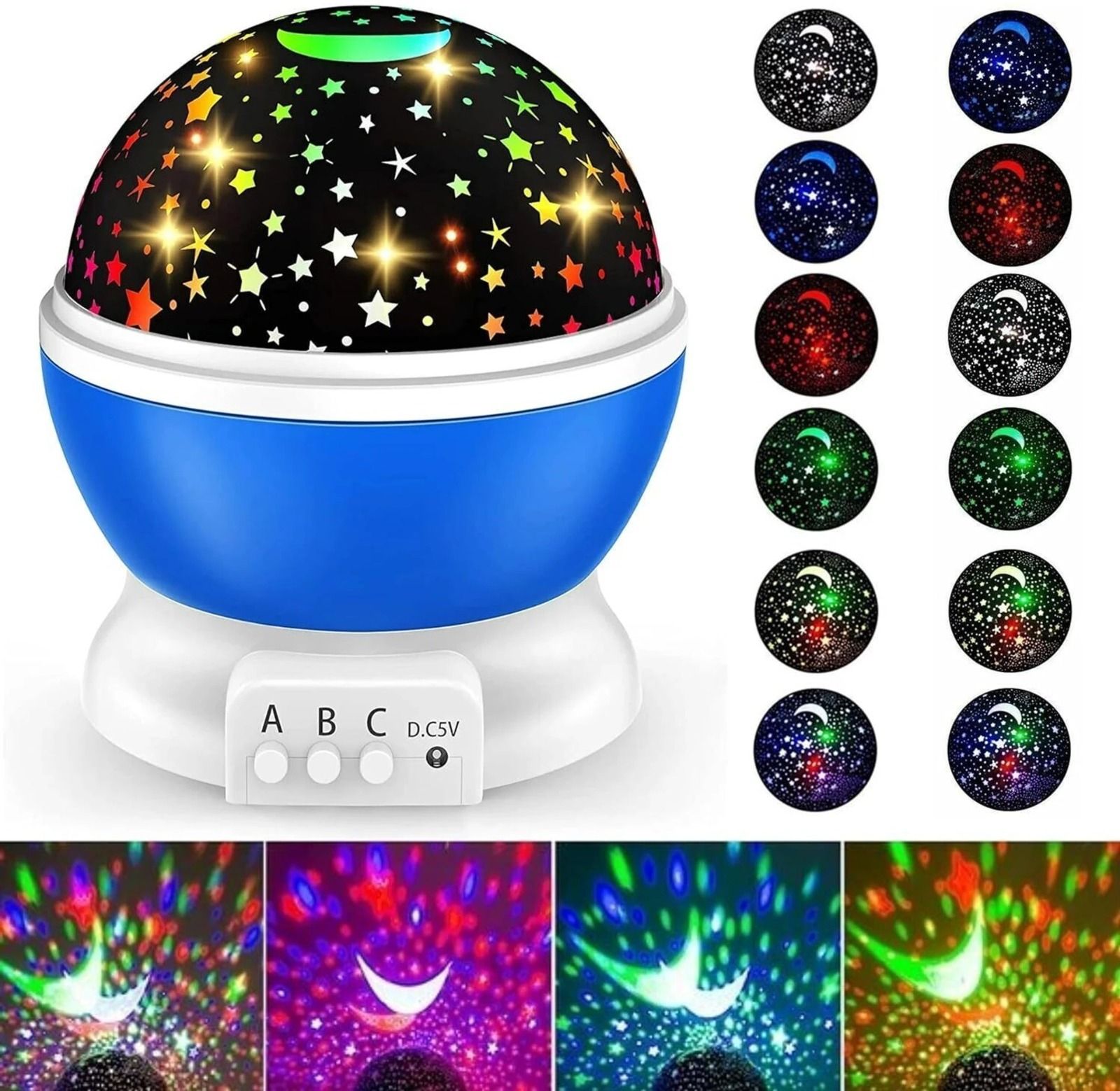 Night Light Lamp Projector, Star Light Rotating Projector, Star Projector Lamp Night Lamp-image-10