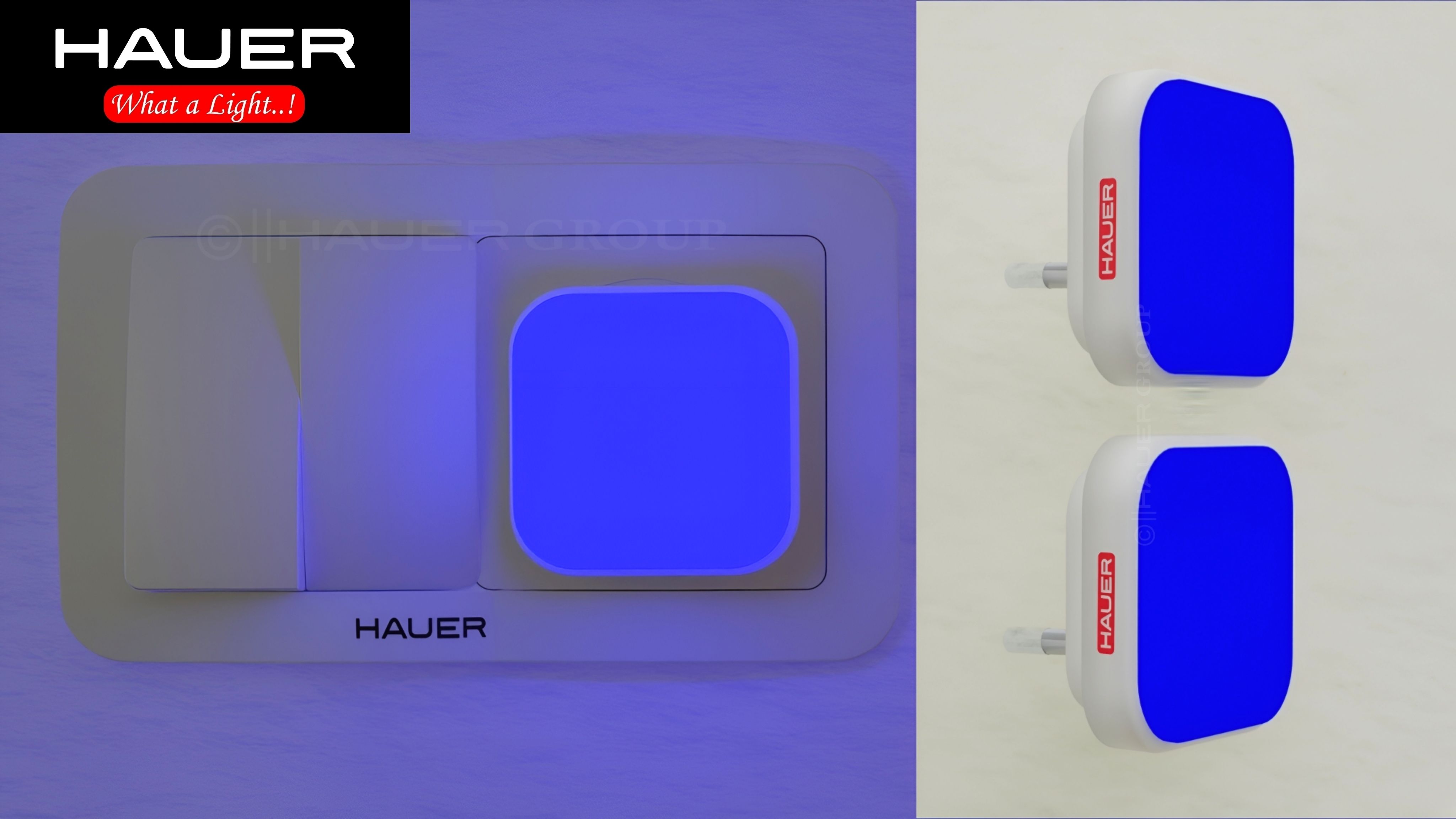 Glow-Mate Pack of 2 NANO STAR Premium LED Night Light For Hall Bedroom Classic Night Lamp-image-9