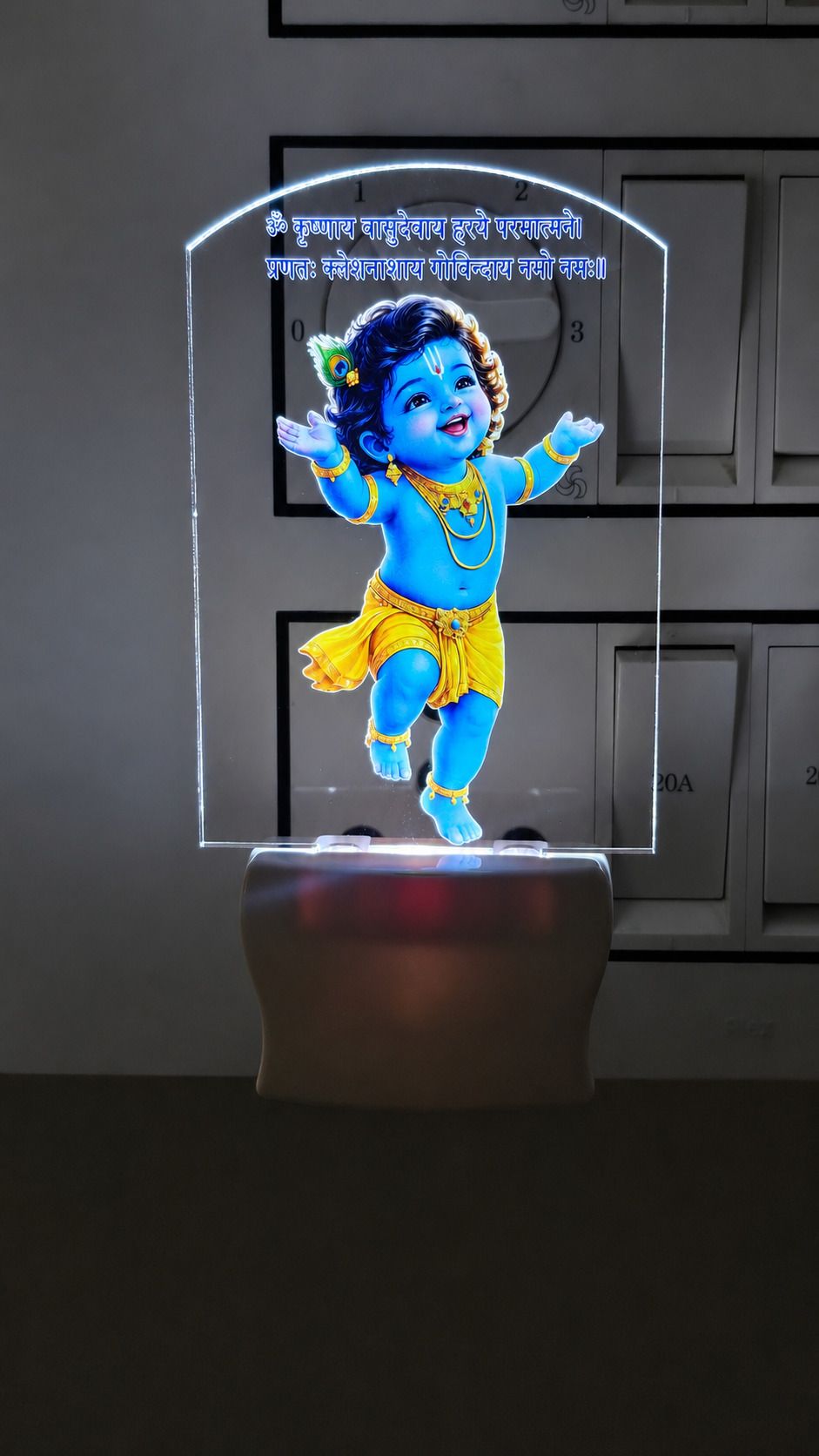 Bal Krishna UV Printed LED 2-Pin Plug-in Night Light for Home,Temple & Bedroom Night Lamp-image-18