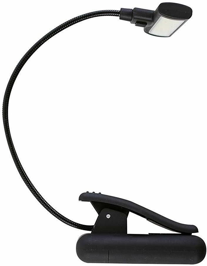 Easy Clip On COB LED Book Light Sturdy Adjustable Book Reading Lamp w/Flexible Arm Lightweight Eye-Care Night Reading Light for Home, Office & Travel Night Lamp-image-46