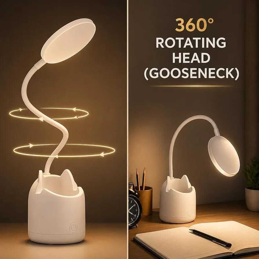 tmvmall Colour Mode LED Table / Desk / Study Lamp (35 cm, White. Study Lamp-picture-20