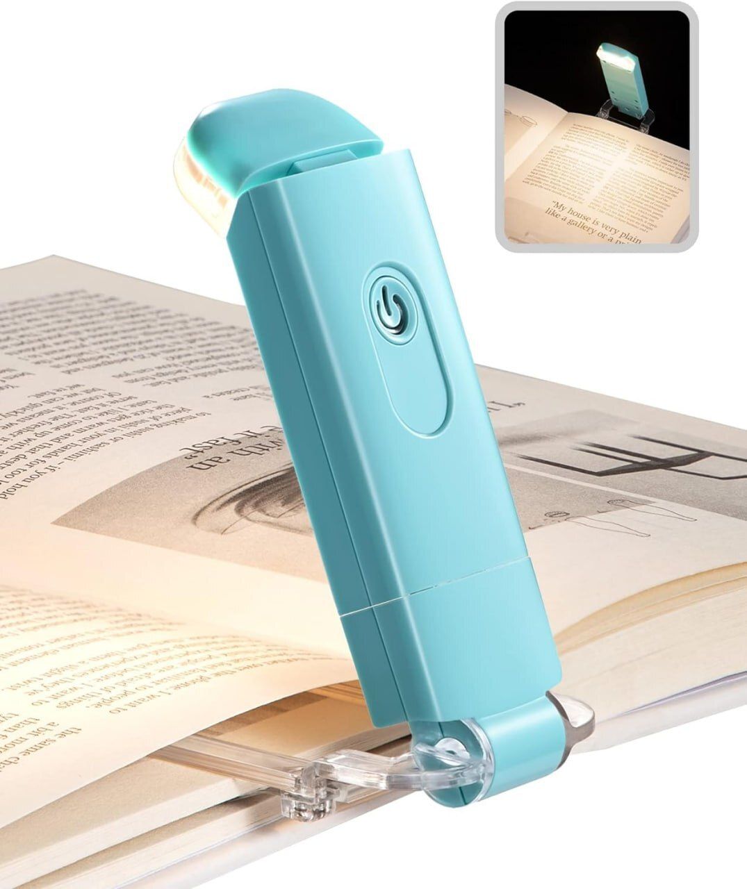 opaul LED Book Reading Light, 3 Color Light With 3 Brightness Adjustable, Portable Study Lamp-picture-11