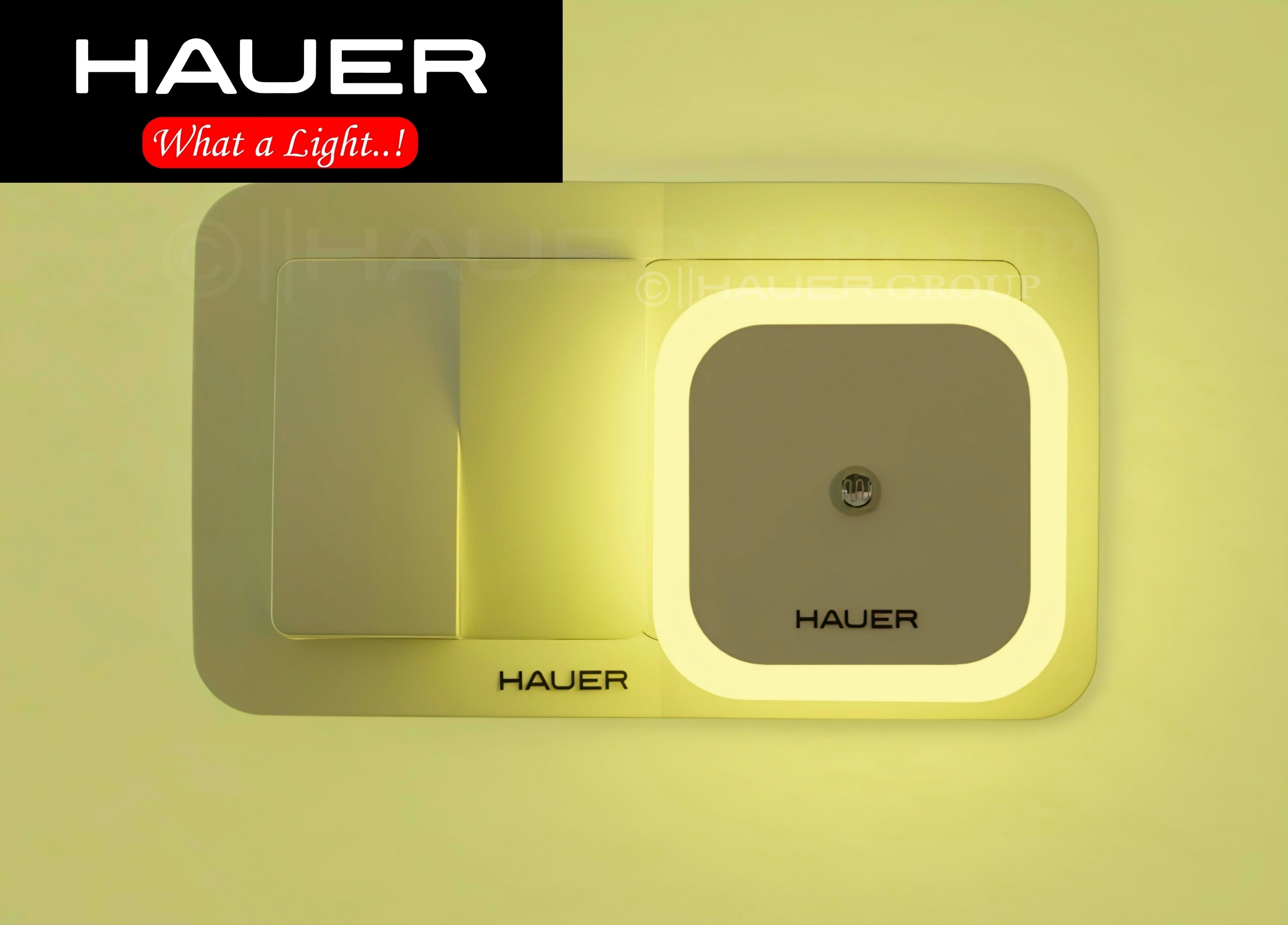 GLOW-MATE Smart LED Premium Night Light Auto Dimming With Auto ON/OFF Sensor LED Night Lamp