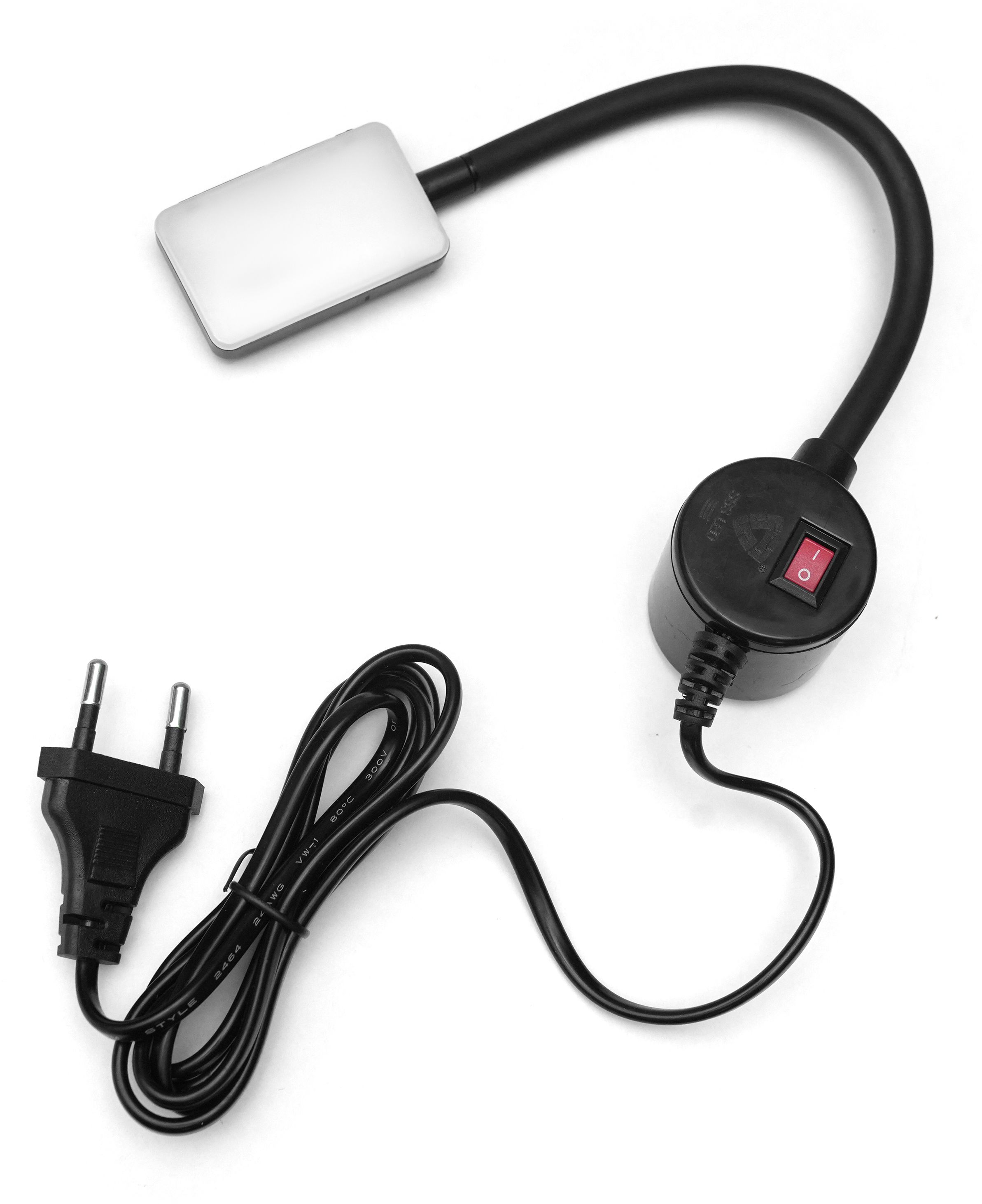 sss SMT-7 LED Machine Light Flat Square Head with Flexible Gooseneck and INDIAN Plug Study Lamp-picture-26