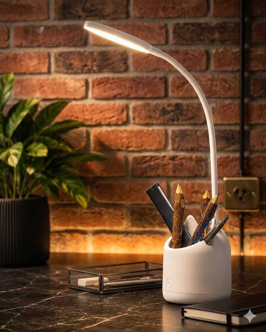 tandmhomeappliances Rechargeable LED Touch Control Table Lamp with 3 Brightness Levels,USB Charging. Study Lamp-picture-28