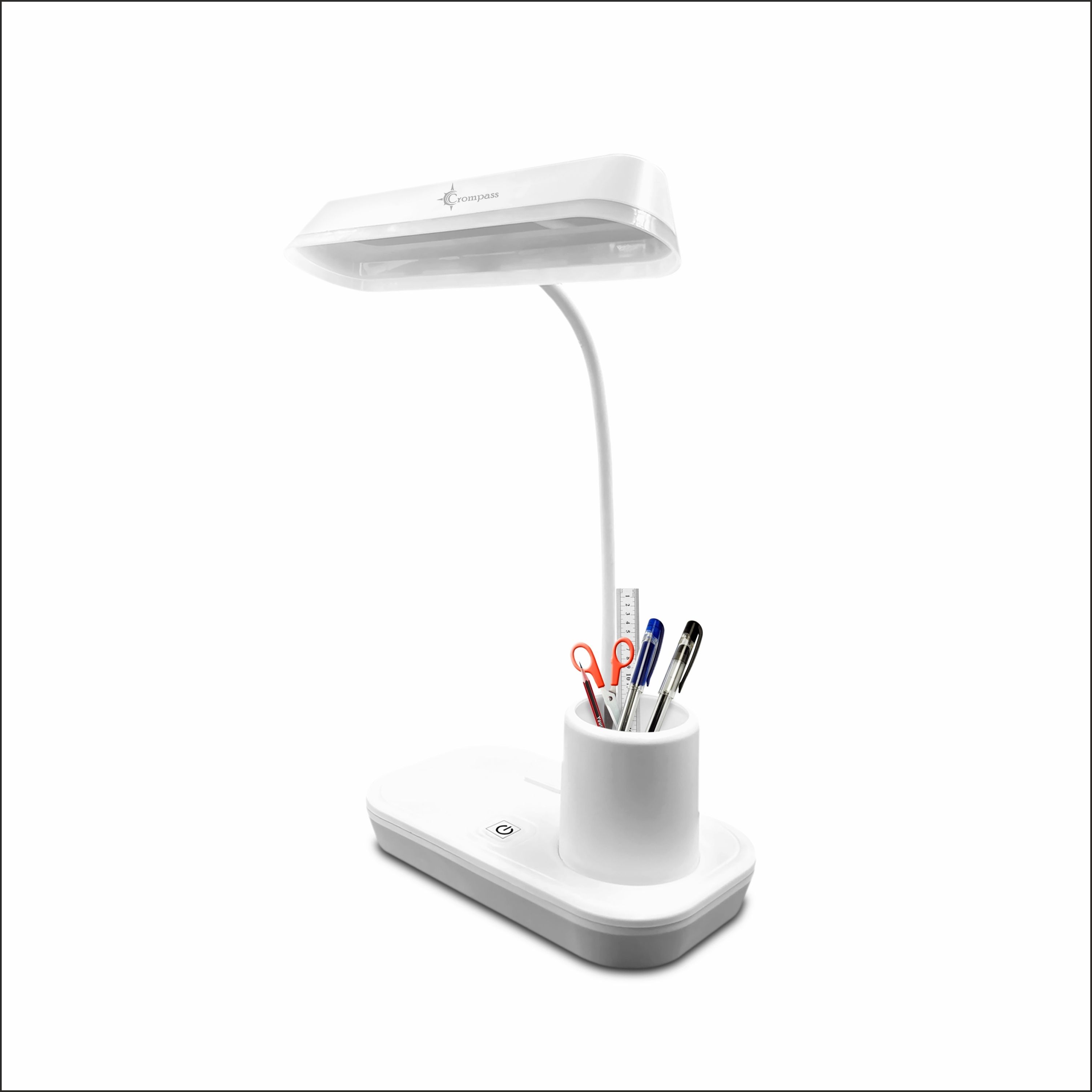 LED Table Lamp Eye-Care, Touch Control, 360° Adjustable, Neck & Rechargeable Table Lamp