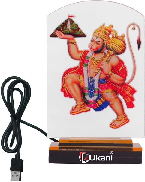 ukani UV Printed USB HANUMANJI Lamp for Car/Office/Desktop/Gift/Table Top Table Lamp-picture-32
