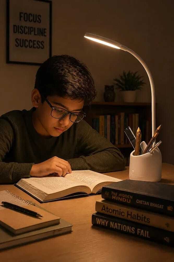 avglassstore 3 Colour Mode Rechargeable, Flexible Gooseneck LED Study/Desk Study Lamp-picture-21