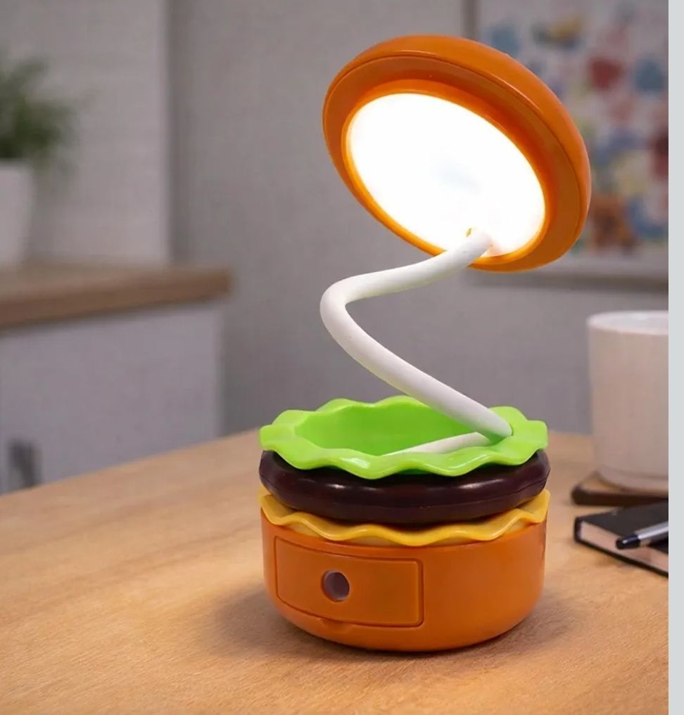 jainzon Burger Lamp For Students with Sharpener Study Lamp-picture-29