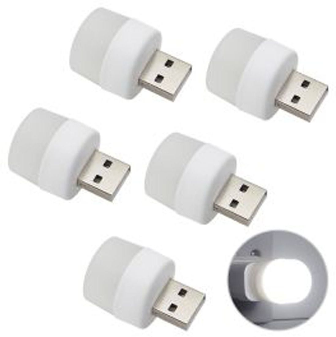 USB plug & Play Energy efficient LED light /Emergency light X5.338 (Pack of 5) LED Lantern-image-49