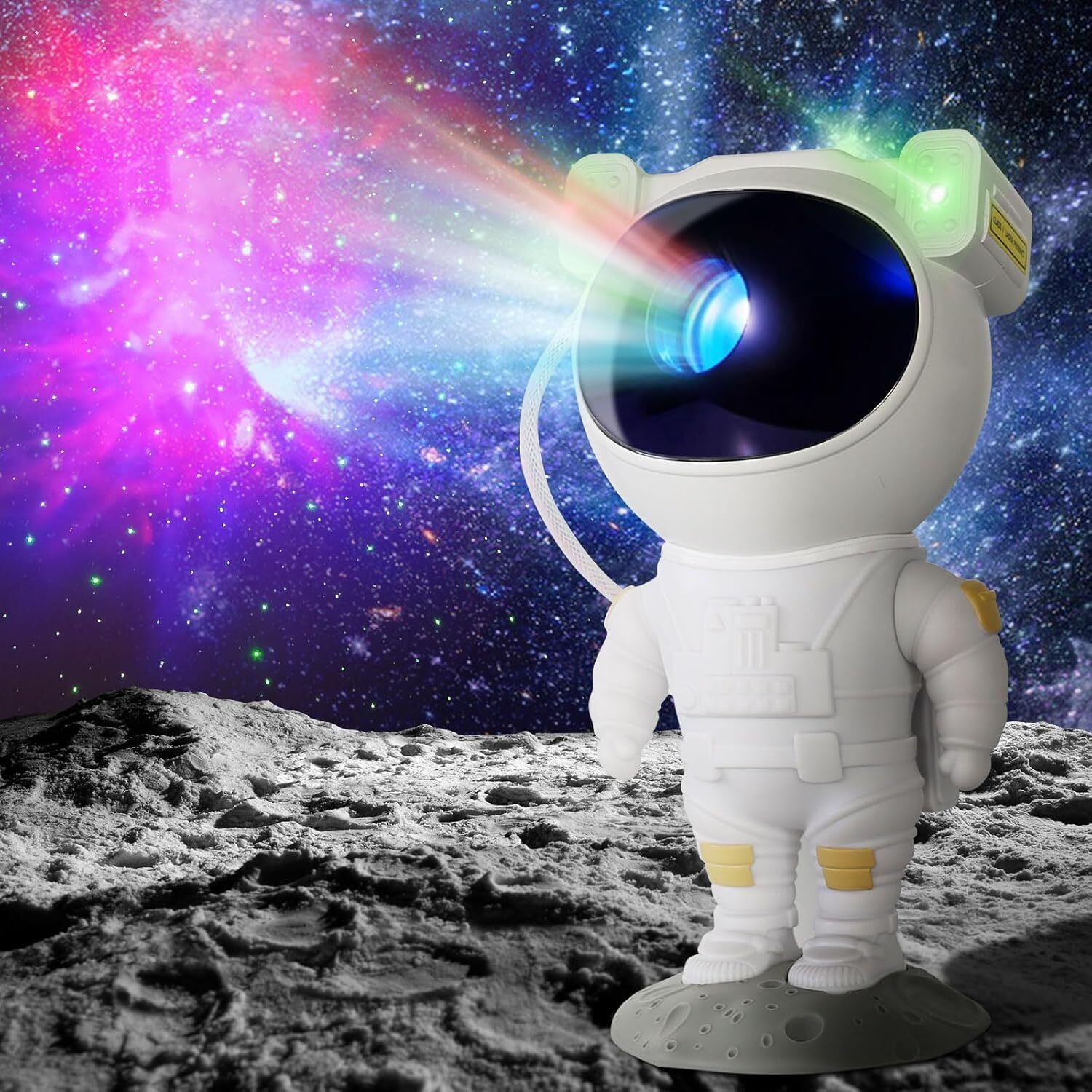 SKN Astronaut Galaxy Projector with Bluetooth Speaker, 360° Adjustable Projector (50 lm / 1 Speaker / Remote Controller) Portable Projector-picture-36