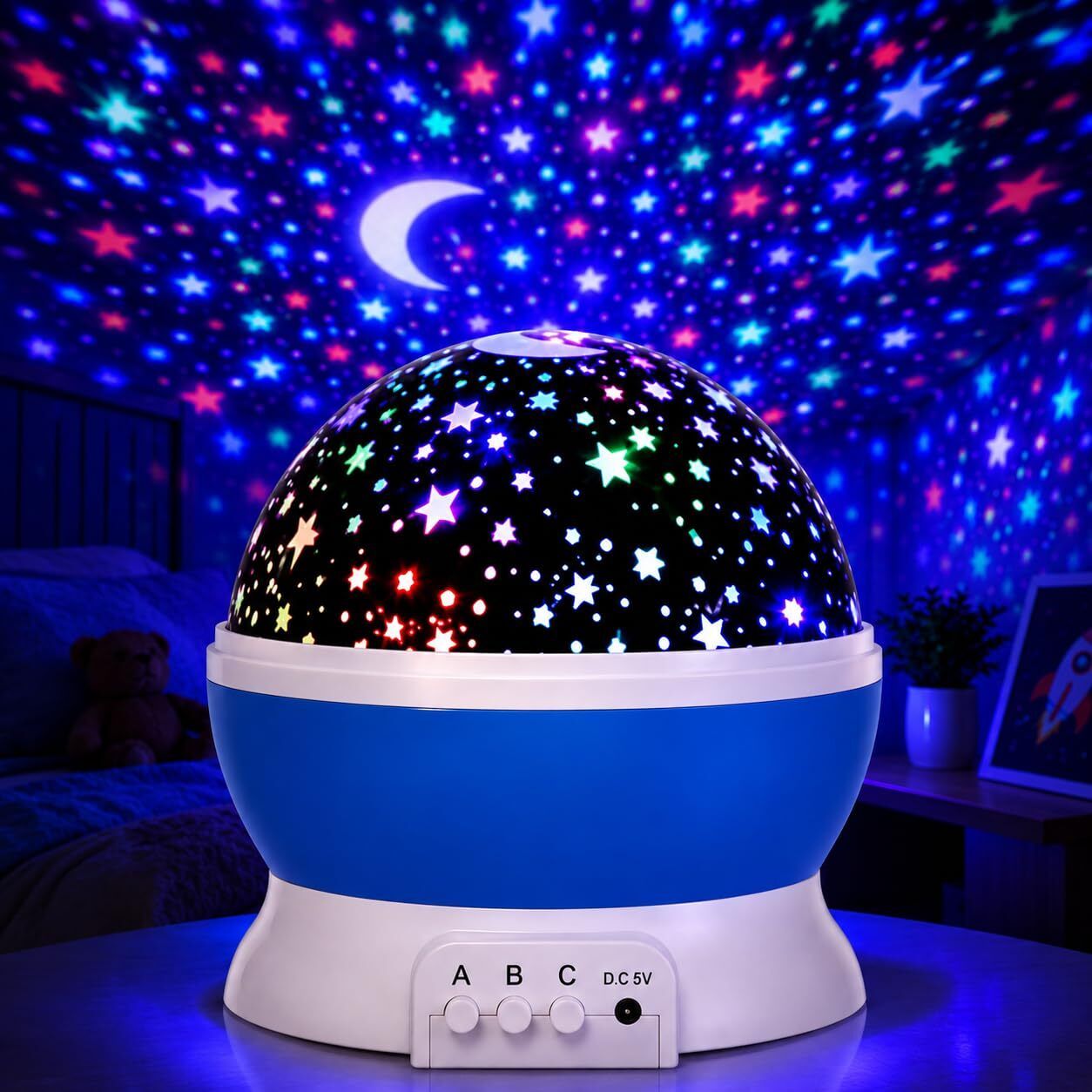 Star Master Night Light Projector Children Kids Baby Night Lamp-image-46