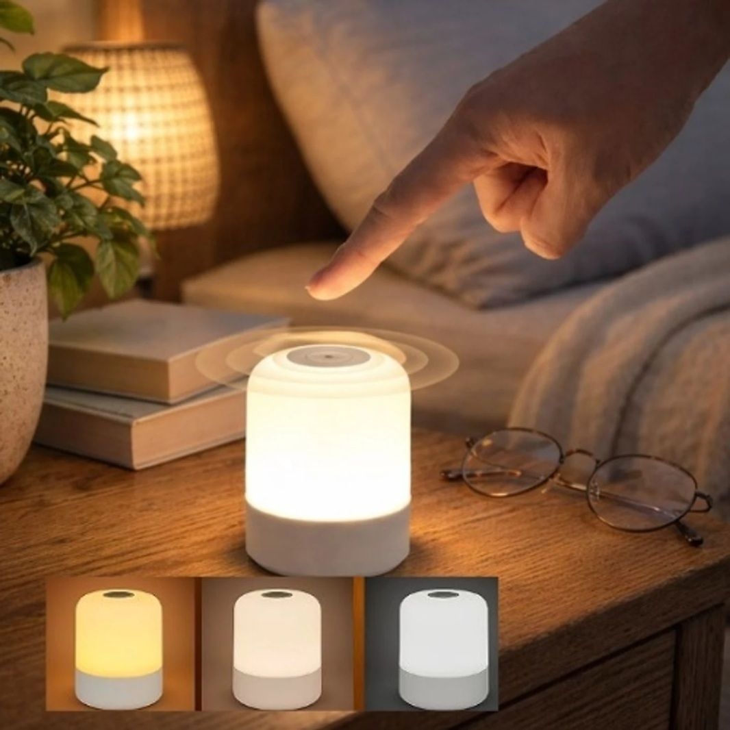 Touch Control LED Table Lamp USB Charging, 3 Color Dimmable Brightness Study Lamp-image-41