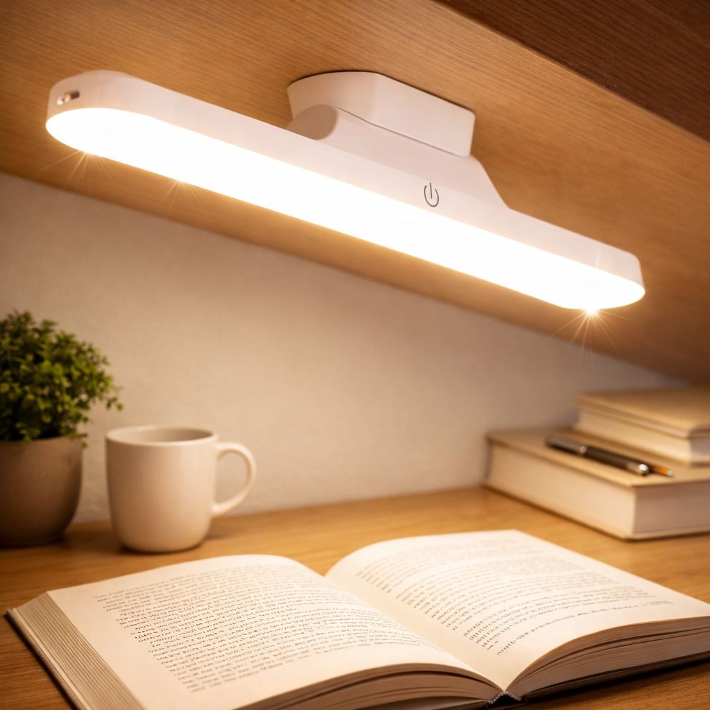 Rechargeable Touch Sensor LED Study Lamp | Magnetic Stick-On Light, 3 Color Study Lamp-image-36