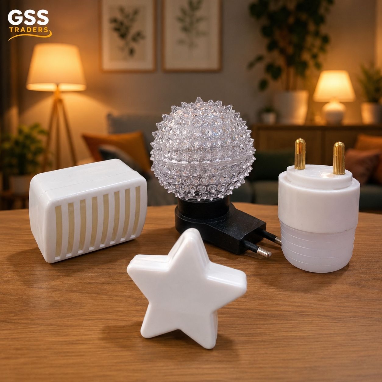 4 PCS LED Night Lamp Set | Soft Warm Glow | Best for Home Decoration Night Lamp-image-49