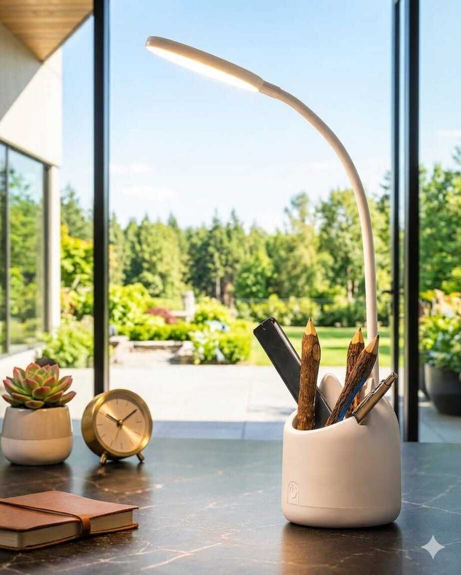 tandmhomeappliances Rechargeable LED Touch Control Table Lamp with 3 Brightness Levels,USB Charging. Study Lamp-picture-27