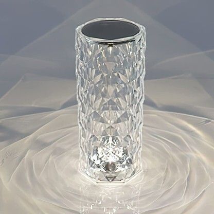 Crystal Rose Diamond RGB Changing Mode LED- USB Remote and Touch Control Night Study Lamp-image-14