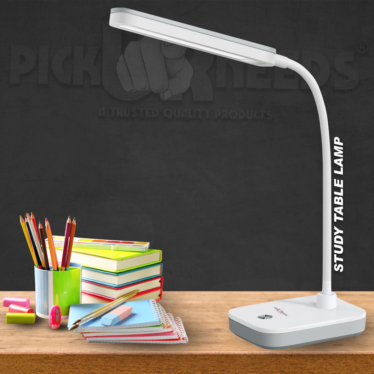 Rechargeable Study Table LED Desk Lamp Touch with 3500mAh Lithium Battery Study Lamp-image-48