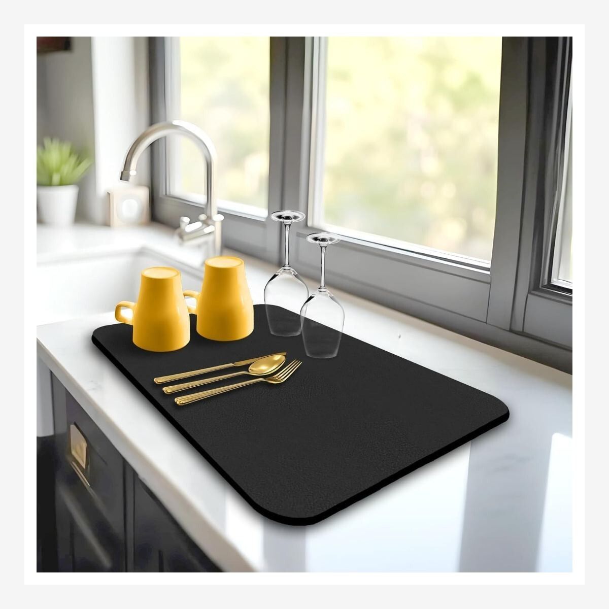 brzone Rectangular Pack of 1 Table Placemat-picture-38