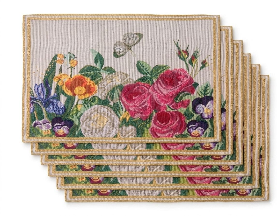 Rectangular Pack of 6 Table Placemat-image-9