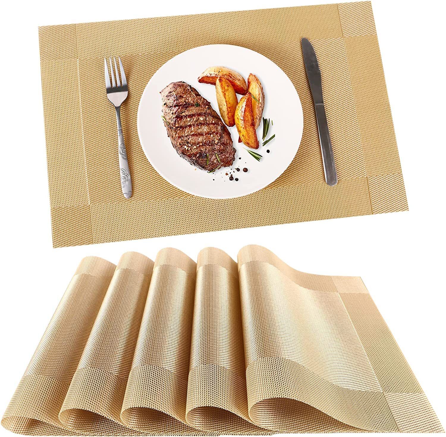 decology Rectangular Pack of 6 Table Placemat-picture-1