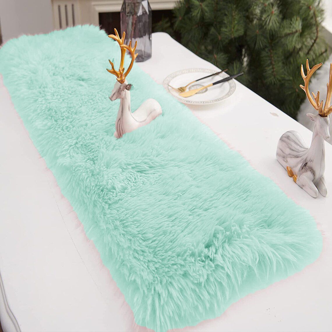 pickkart Light Green 150 cm Table Runner-picture-39