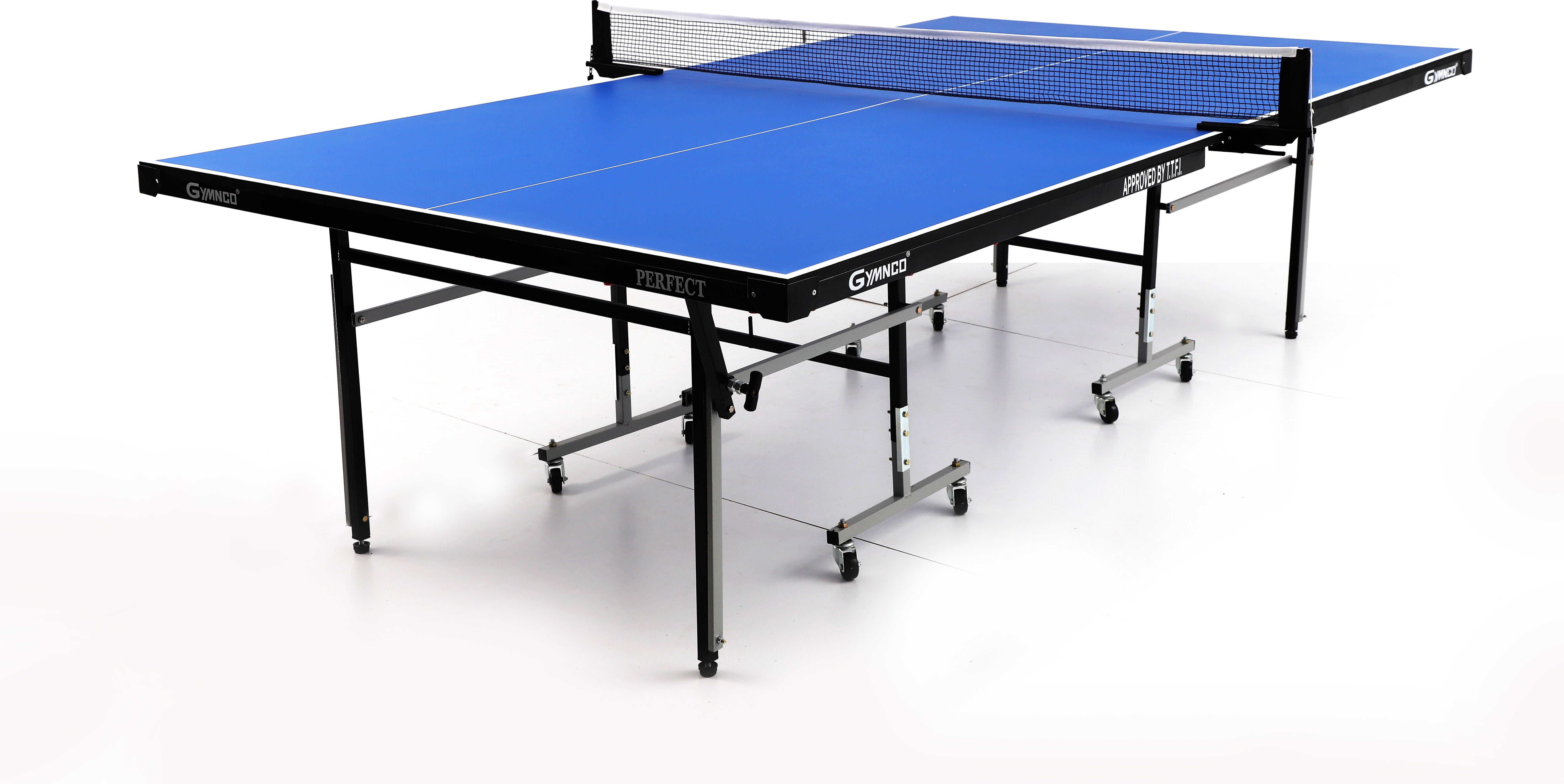 gymnco Perfect With Levellers Top 18 mm. Stationary Indoor Table Tennis Table-picture-37