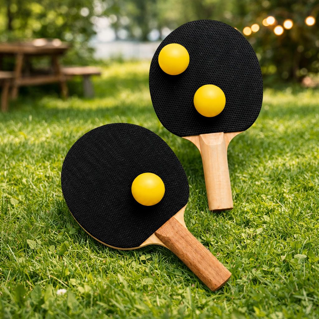 colurbee Table Tennis Racket Set 2 Rackets 3 Balls Rollaway Outdoor Table Tennis Table-picture-33