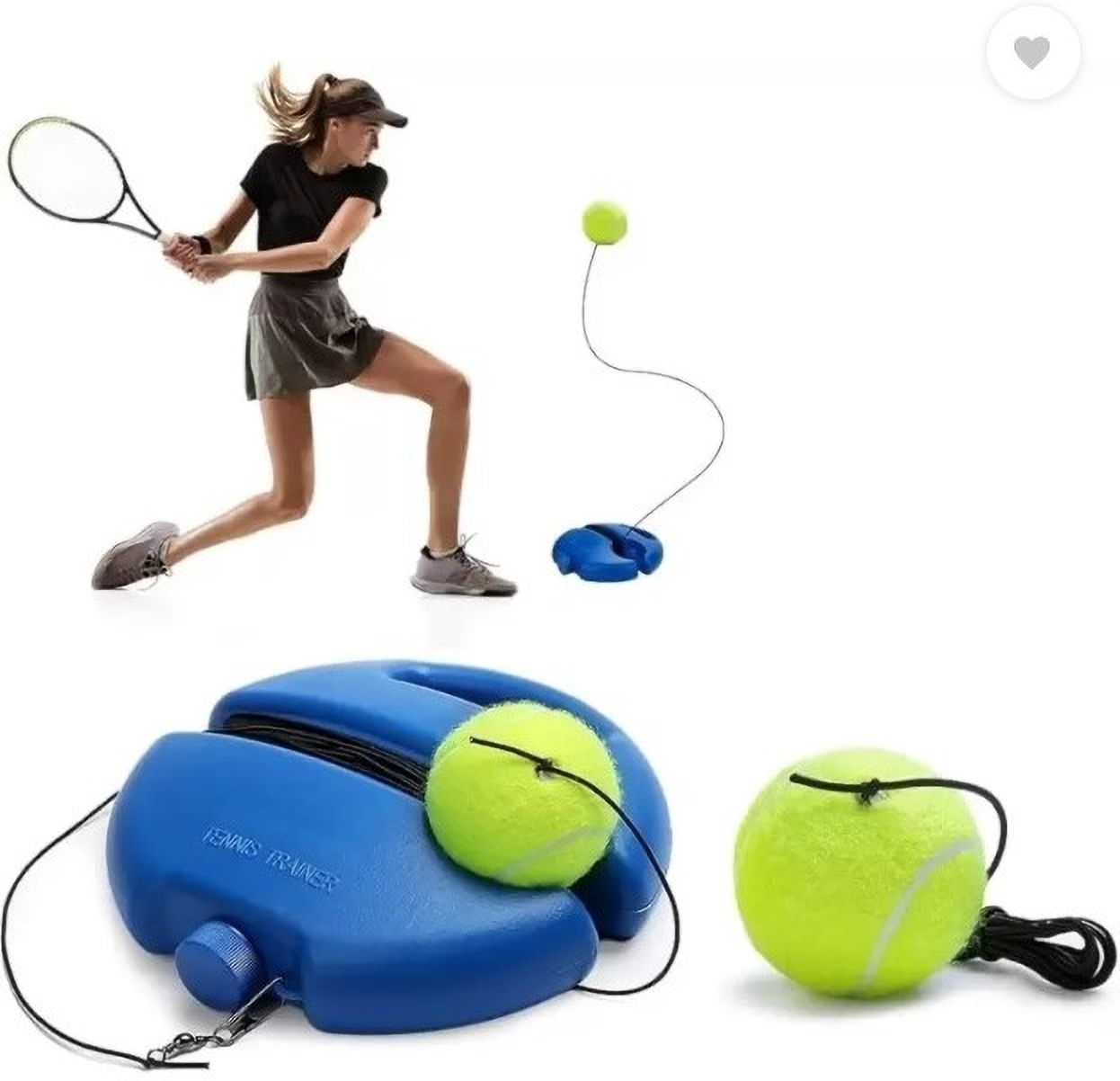 Trainer Rebound Ball Solo Tennis Training Equipment Cricket Training Ball Tennis Kit-image-21