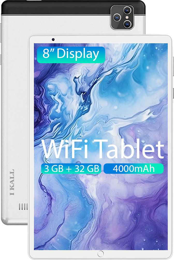 I Kall N17 Pro 3 GB RAM 32 GB ROM 8 inch with 4G Tablet (Metallic Grey)-image-42