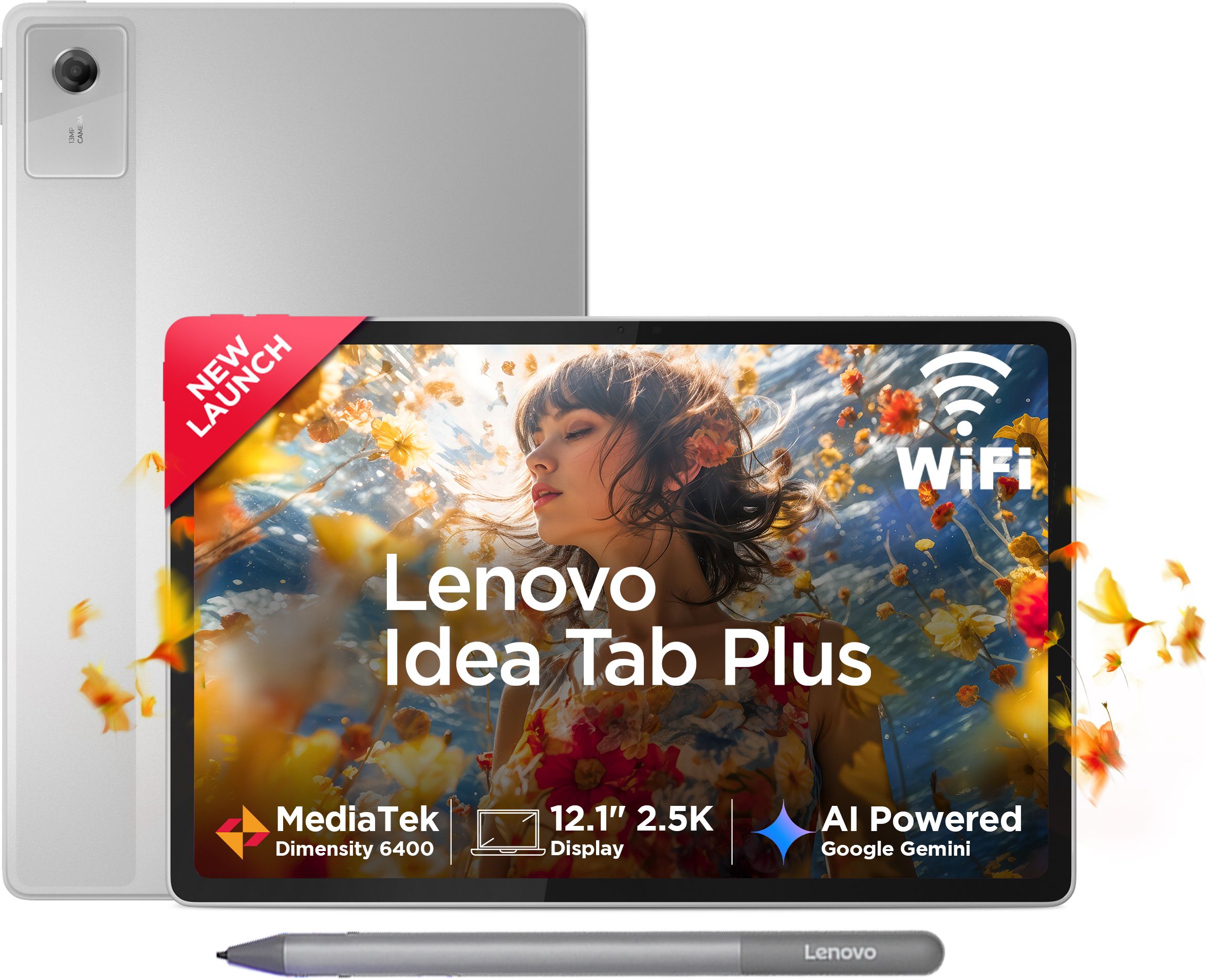 Lenovo Idea Tab Plus with Pen 12 GB RAM 256 GB ROM 12.1 inch with Wi-Fi Only Tablet (Cloud Grey)-picture-13