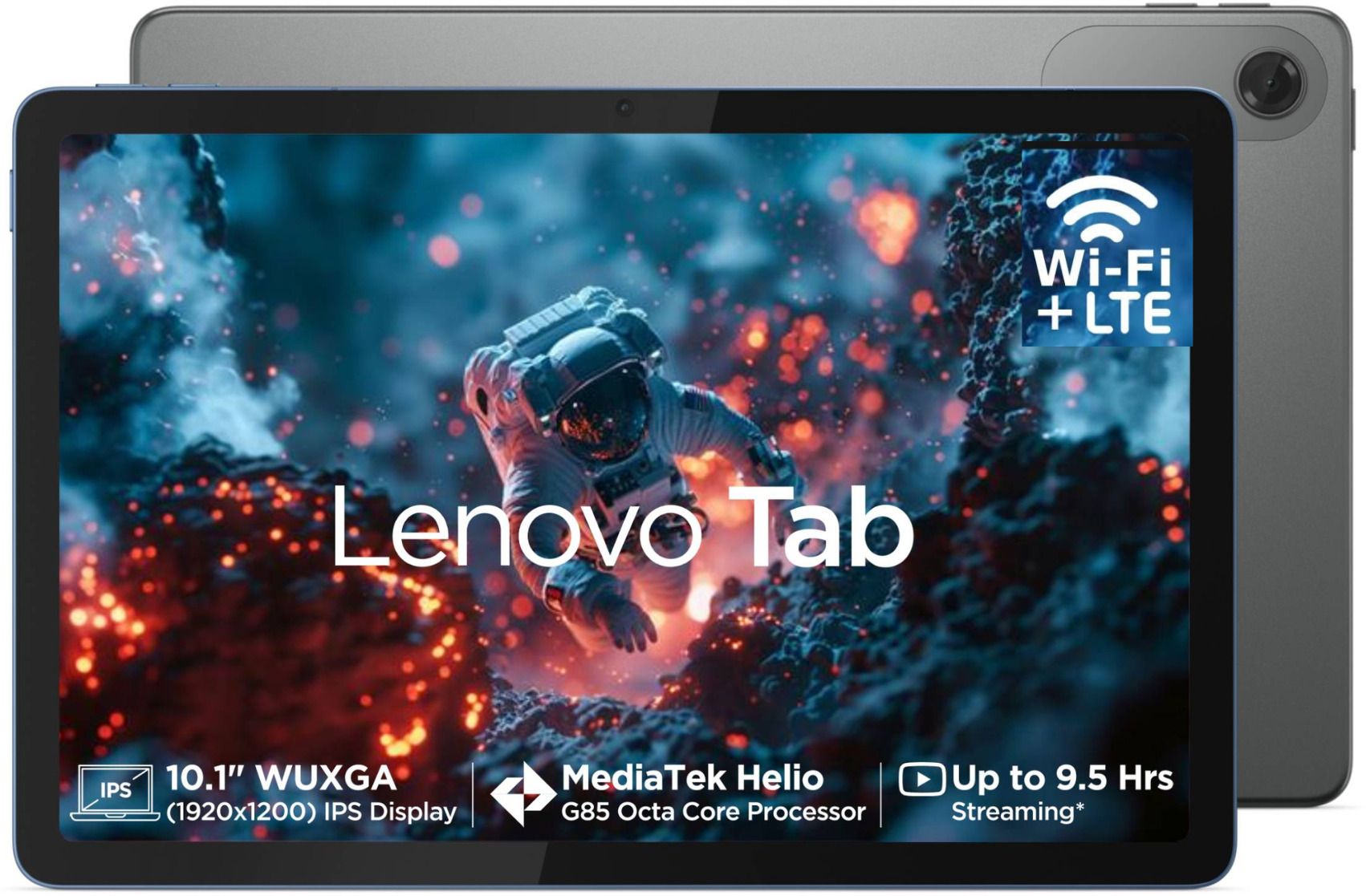 Lenovo Tab 4 GB RAM 64 GB ROM 10.1 inch with Wi-Fi+4G Tablet (Luna Grey)-image-19
