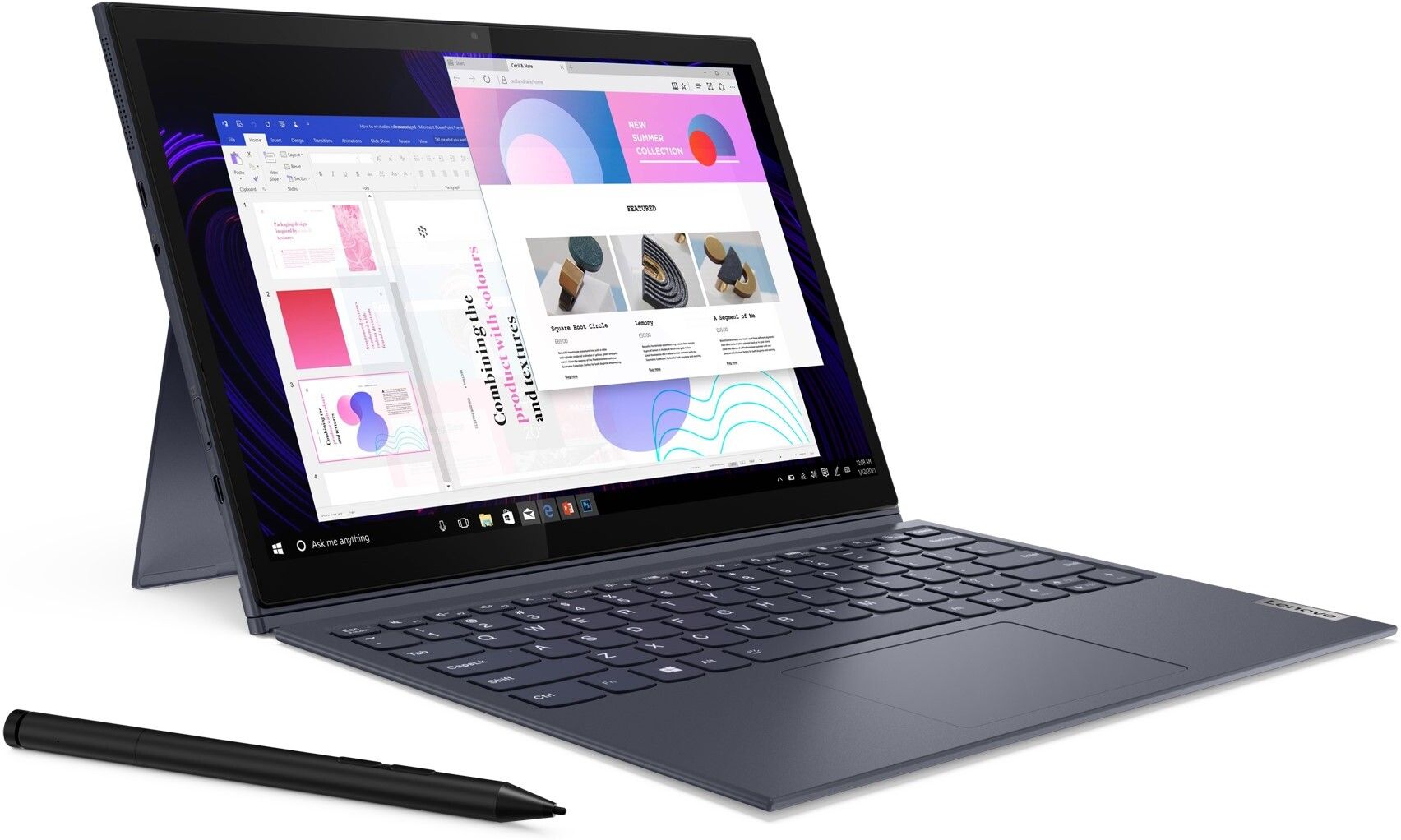 Lenovo Yoga Duet 8 GB RAM 512 GB ROM 13.0 inch with Wi-Fi Only Tablet (Slate Grey)-image-45