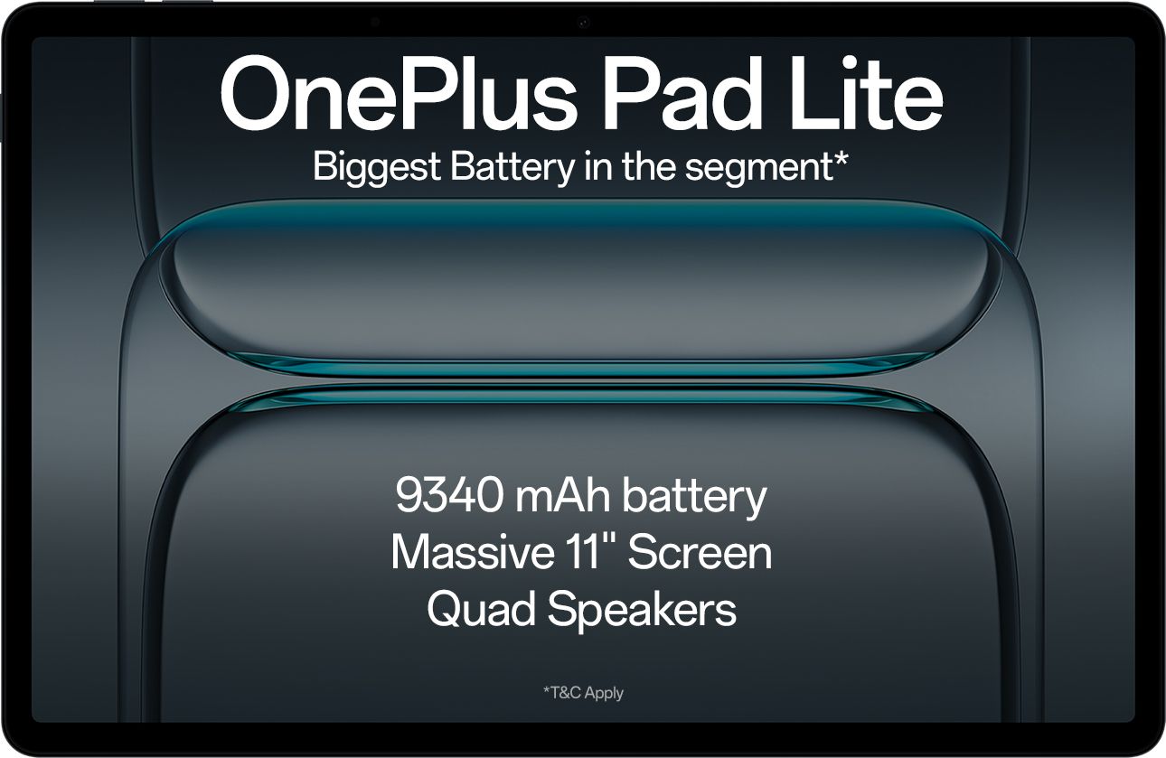 OnePlus Pad Lite 8 GB RAM 128 GB ROM 11.0 inch with Wi-Fi+4G Tablet (Aero Blue)