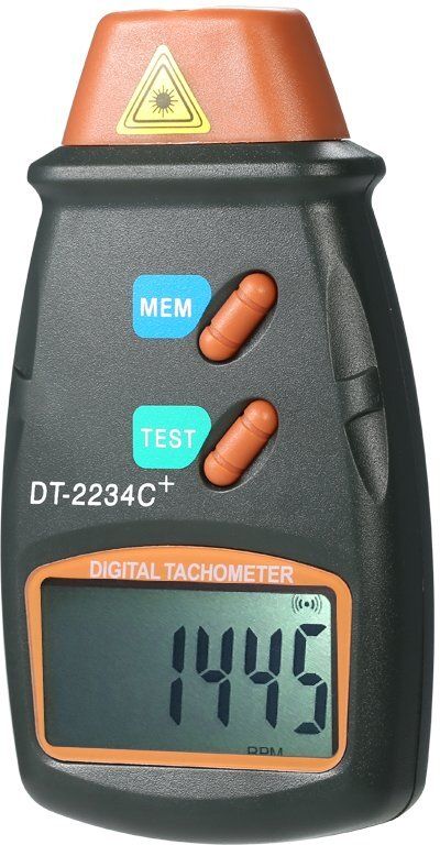 real instruments Digital Laser Non Contact Photo Tachometer DT2234C+ RPM Measurer Speedometer Non Contact Tachometer-picture-10
