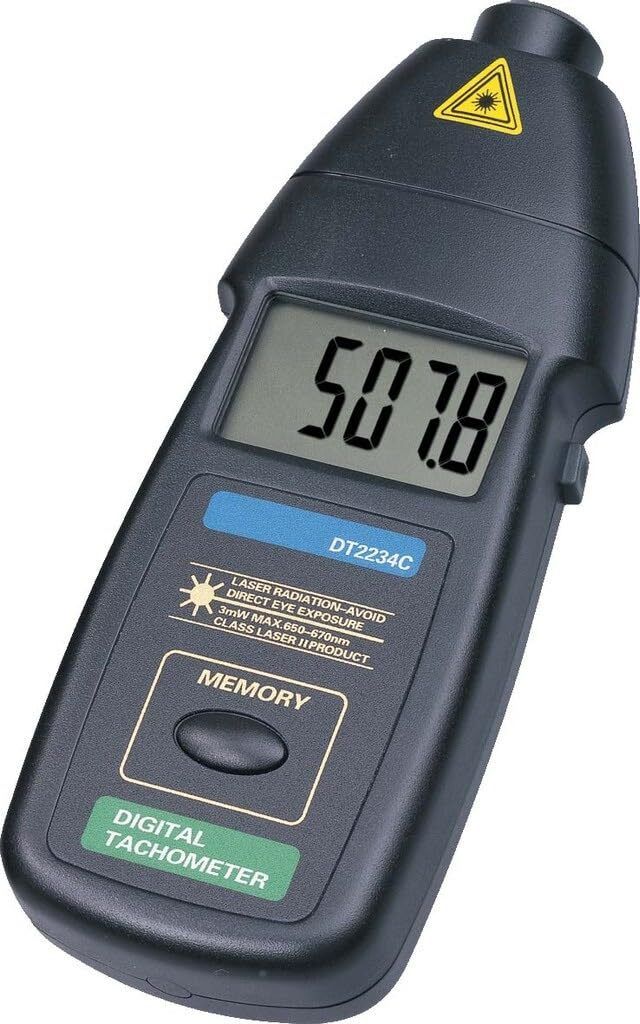 SE188 Digital Laser RPM Tachometer (BLACK 2000 COUNTS) Digital Tachometer-image-28