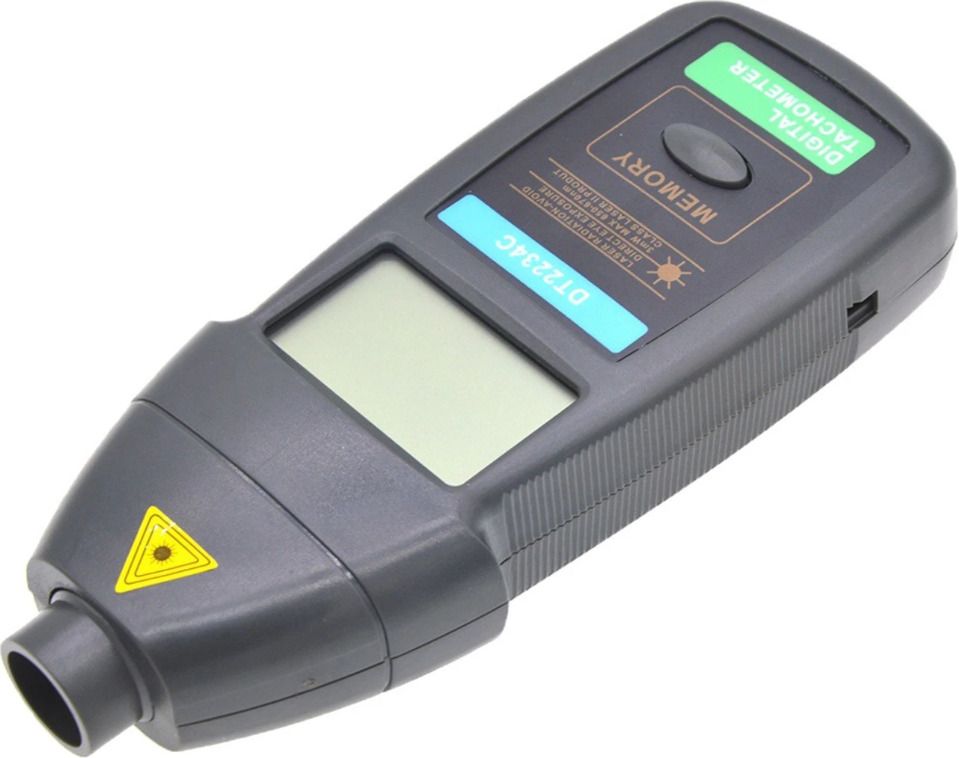 tech inspire DT-2234C Digital Laser Tachometer Non Contact RPM Meter LCD Display Tool Digital Tachometer-picture-5