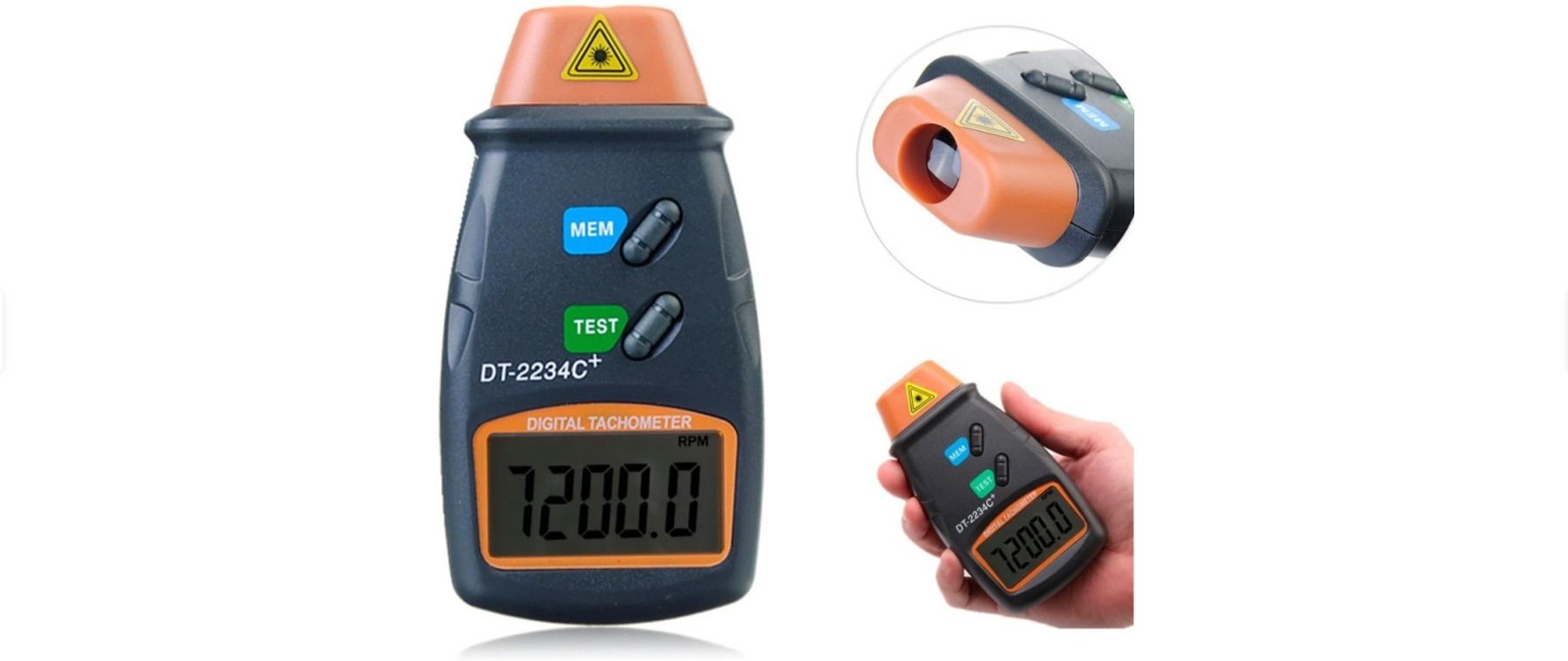 smart sense DT-2234C+ Non-Contact Digital Laser Tachometer Digital Tachometer-picture-36