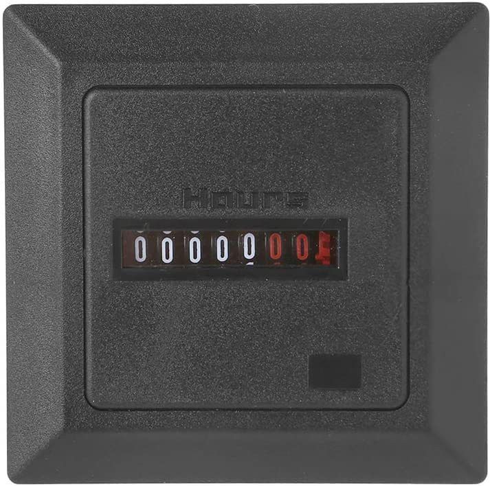 kamstealth Hm-1 Ac Hour Meter, Time Setting Range: 0-99,999.99 Hours Analog Tachometer-picture-42